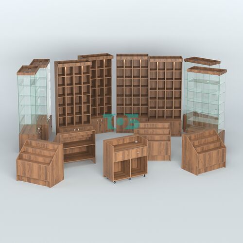 Павильон с прилавками-горка для продажи чая и кофе №4