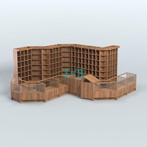 Павильон со стеклянными прилавками для продажи чая и кофе №5