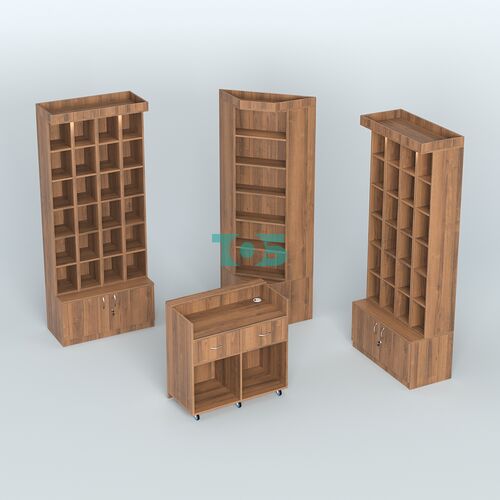 Павильон из открытых витрин для продажи чая и кофе №6