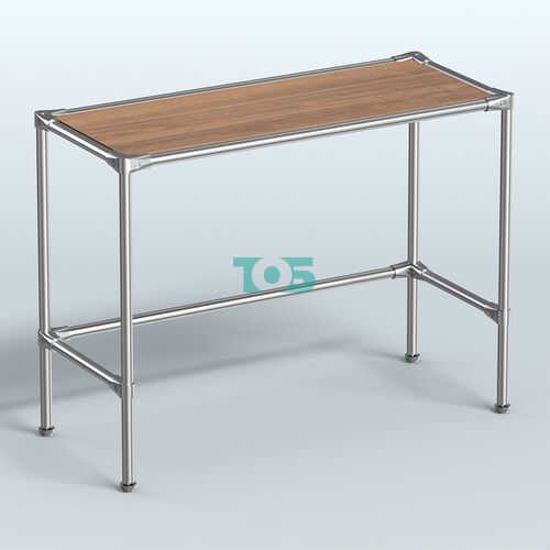 Стол большой D-43 с полкой ДСП 16мм