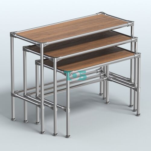 Комплект столов №1-4 с полками ДСП 16мм