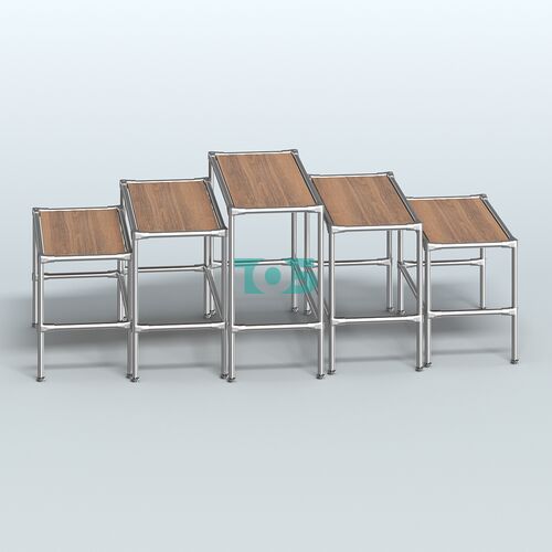 Комплект столов №2-4 с полками ДСП 16мм