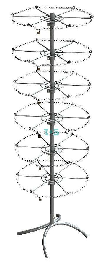 Стойка 6С-6 с вращающимися Солнышками закрытого типа. БЕЛАЯ