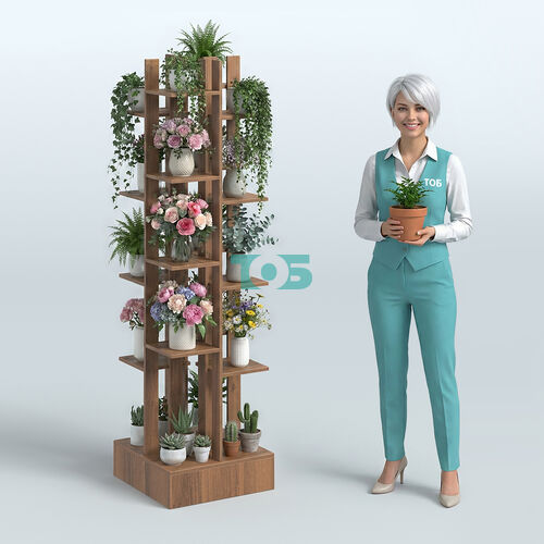 Стойка цветочница №1