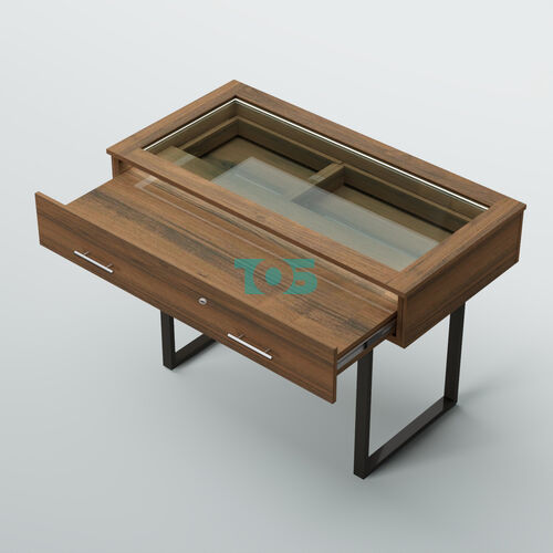 Витрина для музеев "Коллекция" №20-П с подсветкой (под нумизматику)