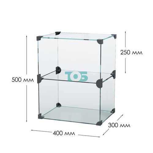 Витрина "Кекс" для выпечки №2-400 (без дверок)