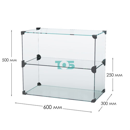 Витрина "Кекс" для выпечки №2-600 (без дверок)