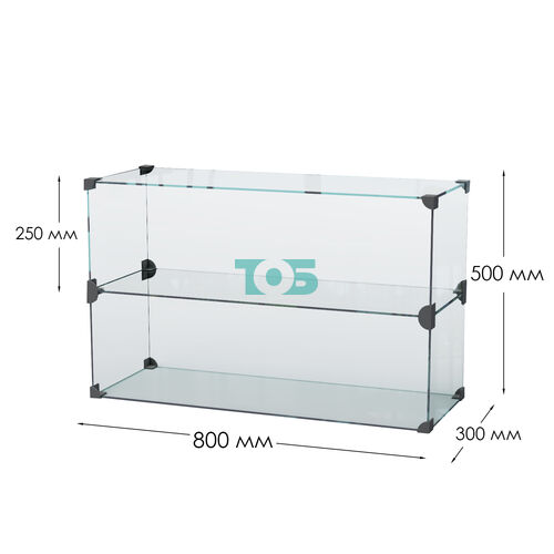 Витрина "Кекс" для выпечки №2-800 (без дверок)
