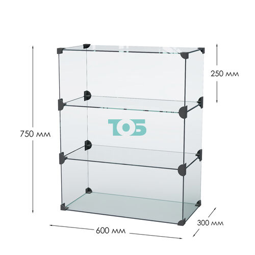Витрина "Кекс" для выпечки №3-600 (без дверок)