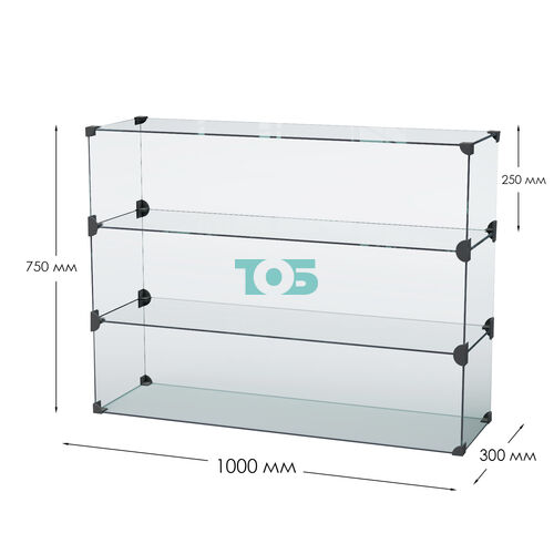 Витрина "Кекс" для выпечки №3-1000 (без дверок)