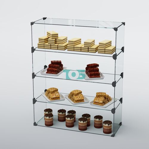 Витрина "Кекс" для выпечки №4-800 (без дверок)