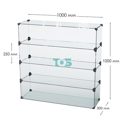 Витрина "Кекс" для выпечки №4-1000 (без дверок)