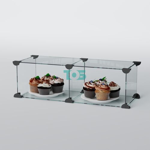 Витрина "Кекс" для выпечки №1-400 (без дверок) стыковочная