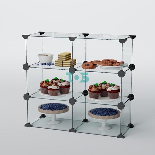 Витрина "Кекс" для выпечки №3-400 (без дверок) стыковочная