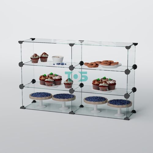 Витрина "Кекс" для выпечки №3-600 (без дверок) стыковочная