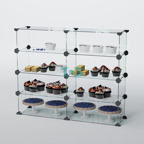 Витрина "Кекс" для выпечки №4-600 (без дверок) стыковочная