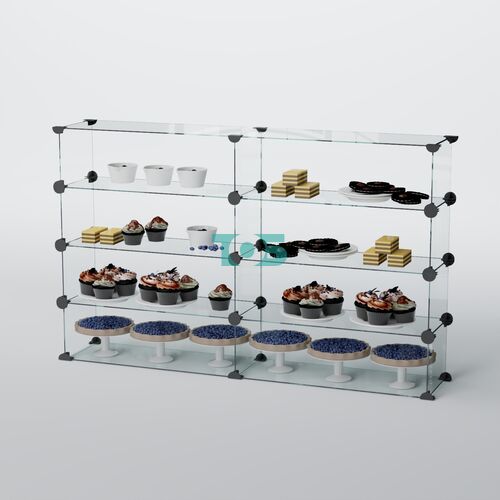 Витрина "Кекс" для выпечки №4-800 (без дверок) стыковочная