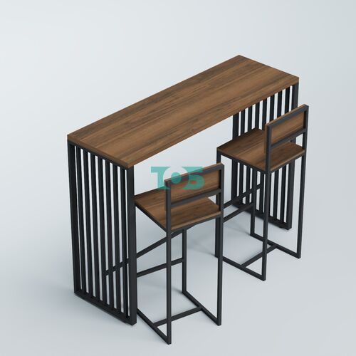 Комплект барный стол "Кофе-брейк" №6 и стулья