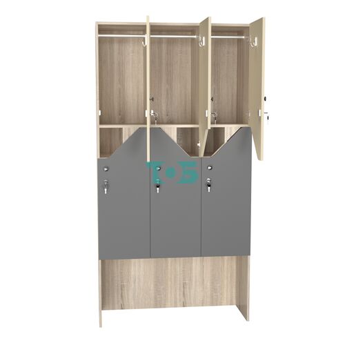 Шкаф для раздевалок СТАНДАРТ-Элегия №3-3Б