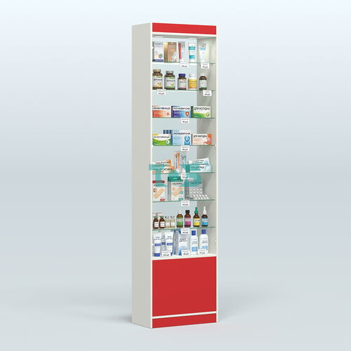 Высокая витрина серии Эконом №304-600 (без дверей)