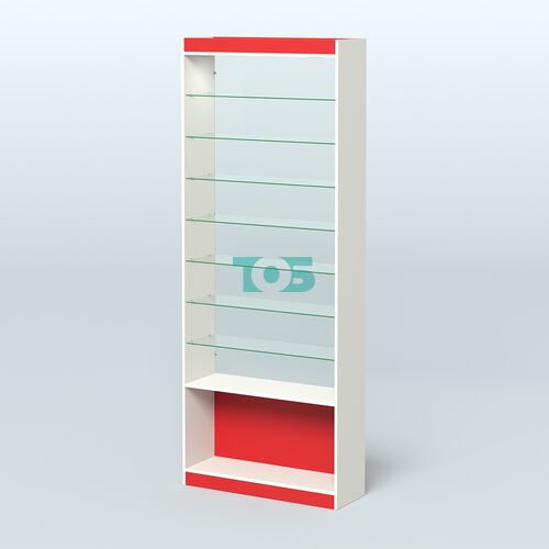 Высокая витрина серии Эконом №304-900 (без дверей)