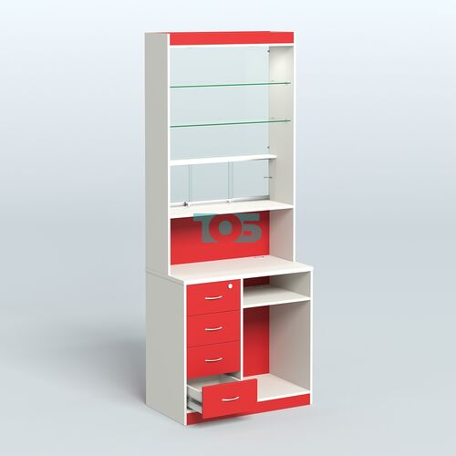 Высокая витрина-прилавок Эконом №3В