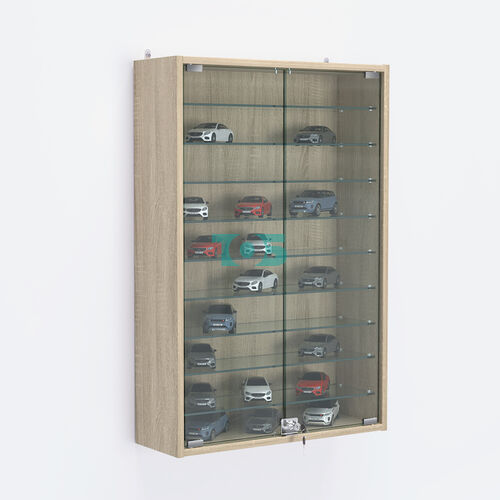 Витрина настенная №202-5А высокая с девятью полками