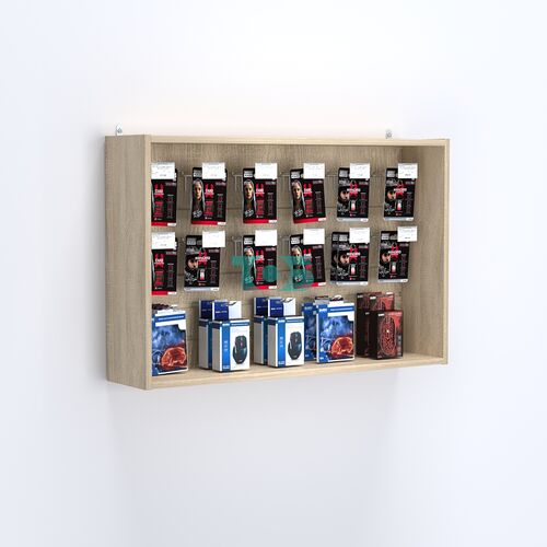 Витрина настенная №203-1В с эконом панелью