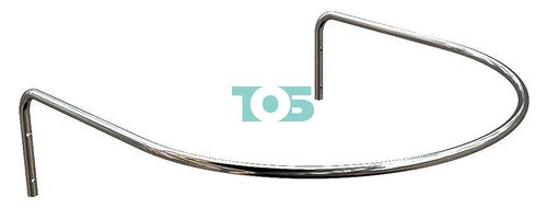 Примерочная U-обр. 1000*1000мм Хром