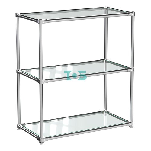 Хромированный стеллаж СТИЛЬ №3а-1 небольшой