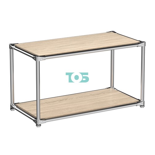 Хромированный стеллаж СТИЛЬ №4а-3 малый с полками ДСП