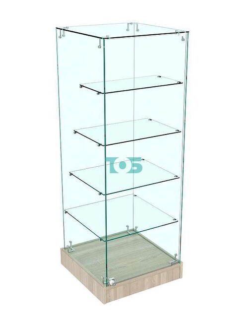Прилавок прозрачный Истра №133 (закрытый)