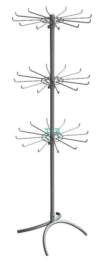 Стойка напольная 12Ш с 3-мя солнышками. БЕЛАЯ (Д-17)