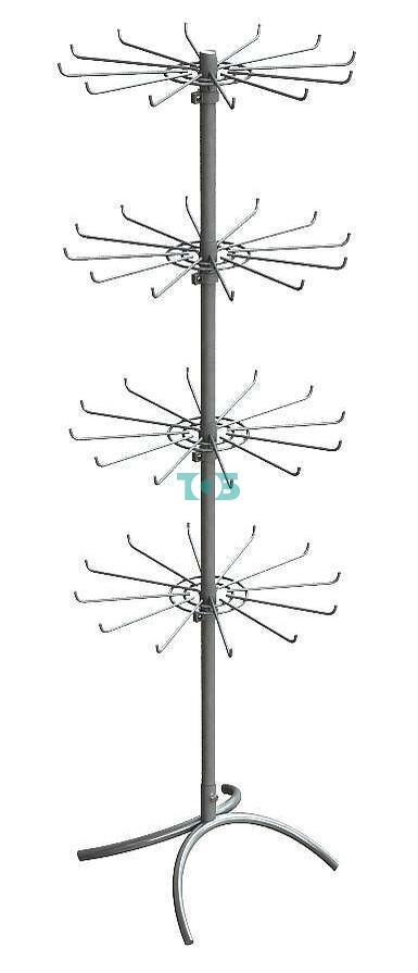 Стойка напольная 12Ш с 4-мя солнышками. БЕЛАЯ (Д-17)