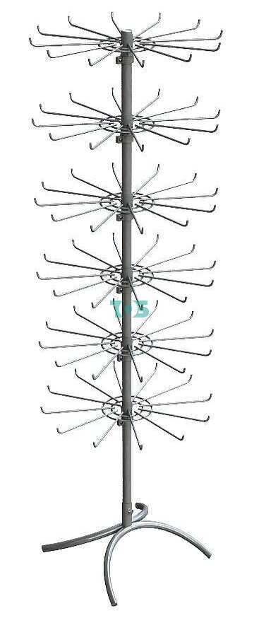 Стойка напольная 12Ш с 6-ю солнышками. БЕЛАЯ. (Д-17)