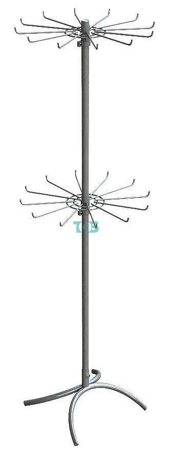 Стойка напольная 12Ш с 2-мя солнышками. БЕЛАЯ (Д-17)
