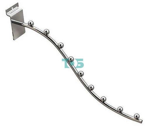 Кронштейн на экономпанель с 9ю шариками "ХРОМ" (КЭК-9Ш-CВХ) 