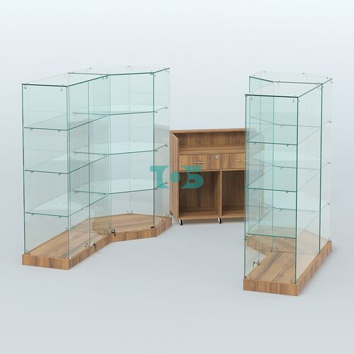 Торговый стеклянный павильон Абсолют №1а (закрытый) (4.13 кв.м)