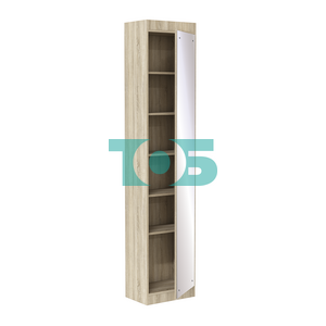 Стеллаж-накопитель из ДСП зеркальный