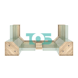 Павильон ИСТРА пристенный №8б (6, 68 кв.м)