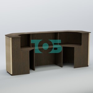 Ресепшен со скошенными углами серии ВЕРТИКАЛЬ №6