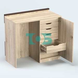 Стол - верстак с ящиками и дверью №1