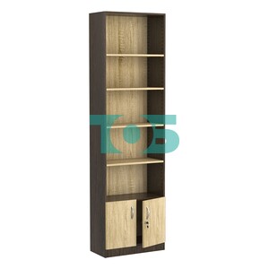 Стеллаж из ДСП с 4-мя полками 300x600 мм серии LEVEL-4 №5 (З/C - ДВП)