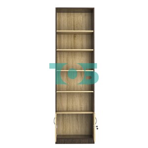 Стеллаж из ДСП с 4-мя полками 400x600 мм серии LEVEL-4 №7 (З/C - ДВП)