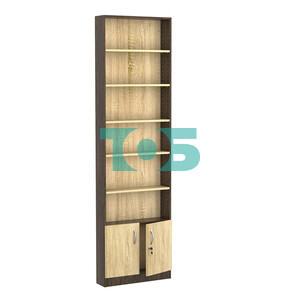 Стеллаж из ДСП с 5-ю полками 150x600 мм серии LEVEL-5 №2 (З/C - ДВП)