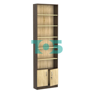 Стеллаж из ДСП с 5-ю полками 200x600 мм серии LEVEL-5 №3 (З/C - ДВП)