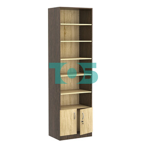 Стеллаж из ДСП с 5-ю полками 400x600 мм серии LEVEL-5 №7 (З/C - ДВП)