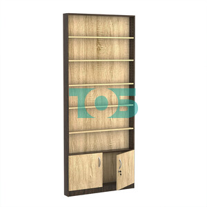 Стеллаж из ДСП с 5-ю полками 100x900 мм серии LEVEL-5 №8 (З/C - ДВП)