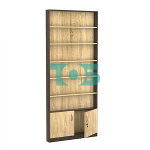 Стеллаж из ДСП с 5-ю полками 150x900 мм серии LEVEL-5 №9 (З/C - ДВП)