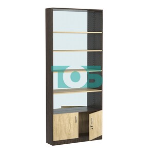 Стеллаж из ДСП с 4-мя полками 250x900 мм серии LEVEL-4 №11-2 (З/C - ЗЕРКАЛО)